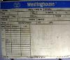  WESTINGHOUSE Step Down Transformer, 3 Kva,